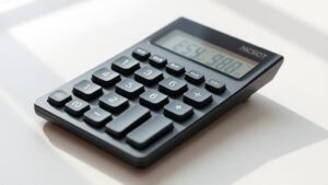 comfortable and efficient calculator design
