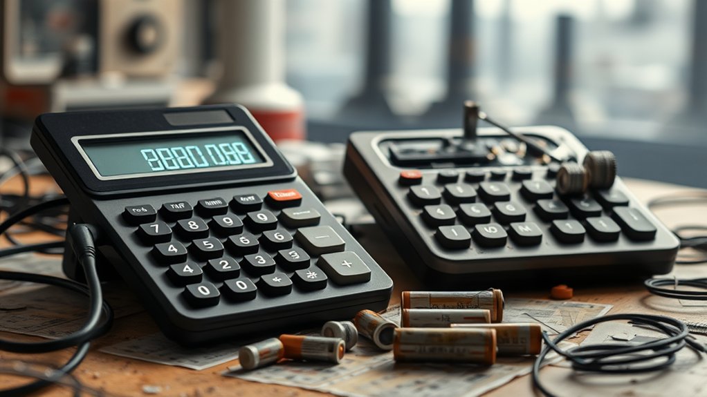 digital calculators energy efficiency